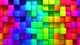 Картинка: Разноцветные 3D кубики стеной