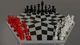 Картинка: Шестиугольная шахматная доска в 3D