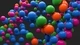 Картинка: Разноцветные шары с отражательной поверхностью