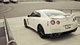 Картинка: Белый спорткар Nissan GTR