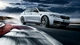Картинка: BMW M5 в повороте на гоночном треке