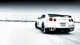 Картинка: Белый Nissan GTR зимой