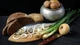 Картинка: Печёный картофель с селёдкой и луком
