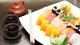 Image: Sushi and rolls - a variety of Japanese cuisine