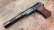 Image: A Makarov pistol with a silencer