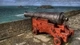 Картинка: Пушка на стене оборонительной крепости в Сен-Мало
