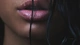 Image: Beautiful wet lips brunettes closeup