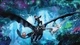 Картинка: Иккинг указывает своему дракону Беззубику куда нужно лететь, фильм Как приручить дракона 3: Скрытый мир