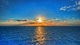 Картинка: Солнце над синим морем