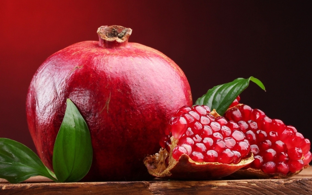Картинка: Гранат, плод, фрукт, красный, кожура