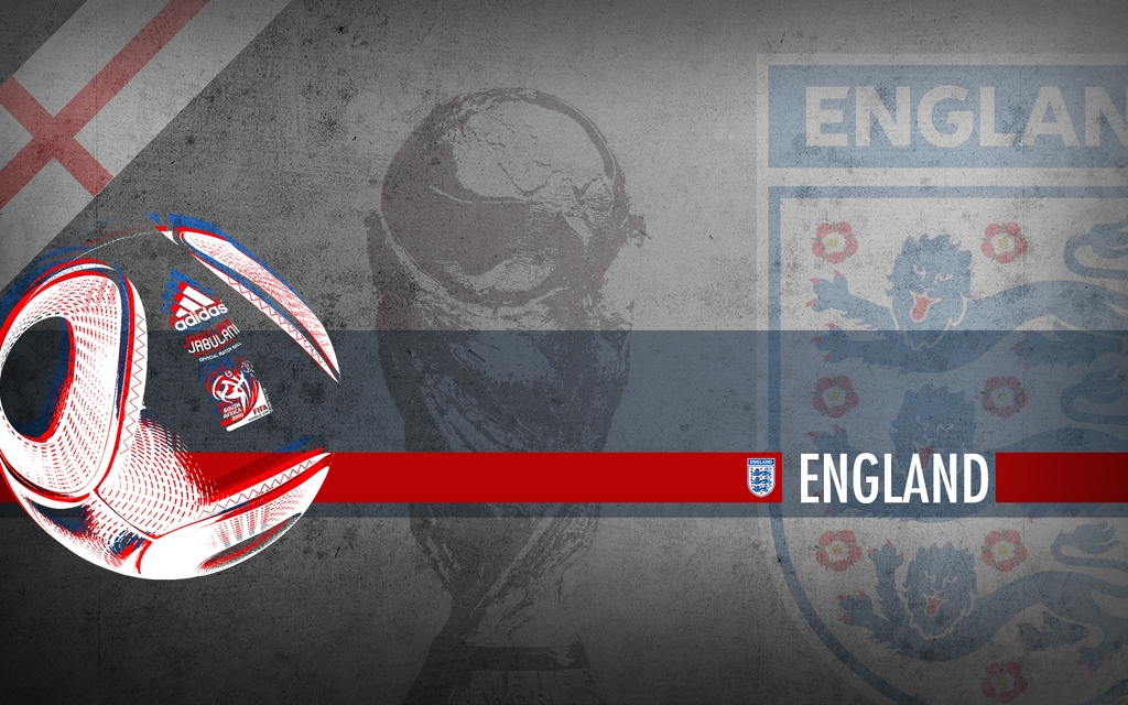 Картинка: Футбол, мяч, England, Англия, флаг, эмблема, кубок