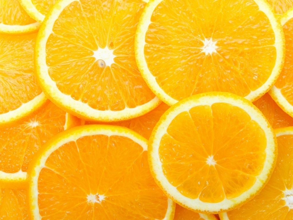 Image: Orange, circles, orange color, slices