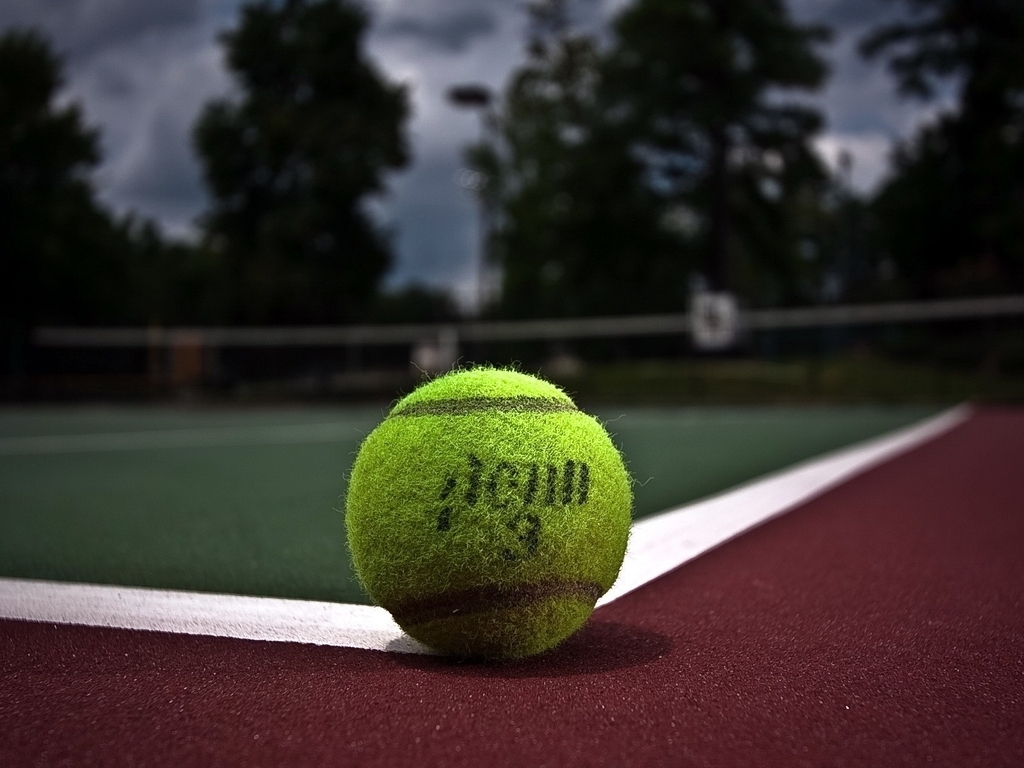 Картинка: Мяч, теннис, корт, разметка, площадка