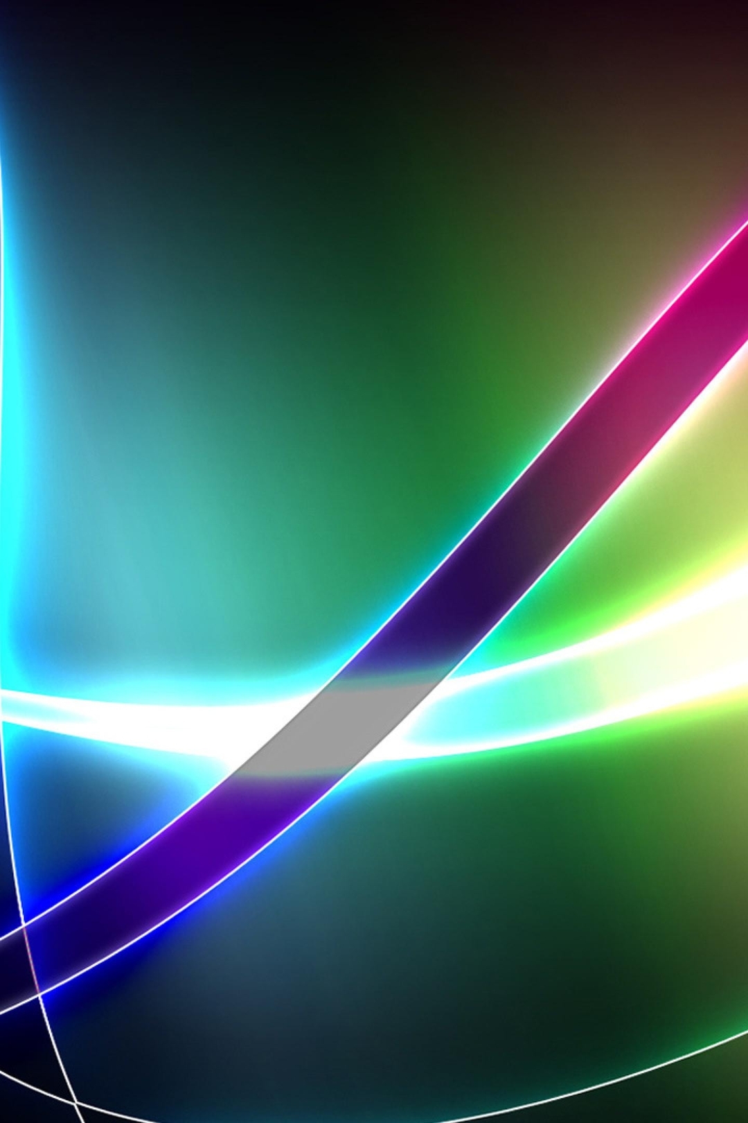 Image: Color, rainbow, lines, stripes, glow, transparency