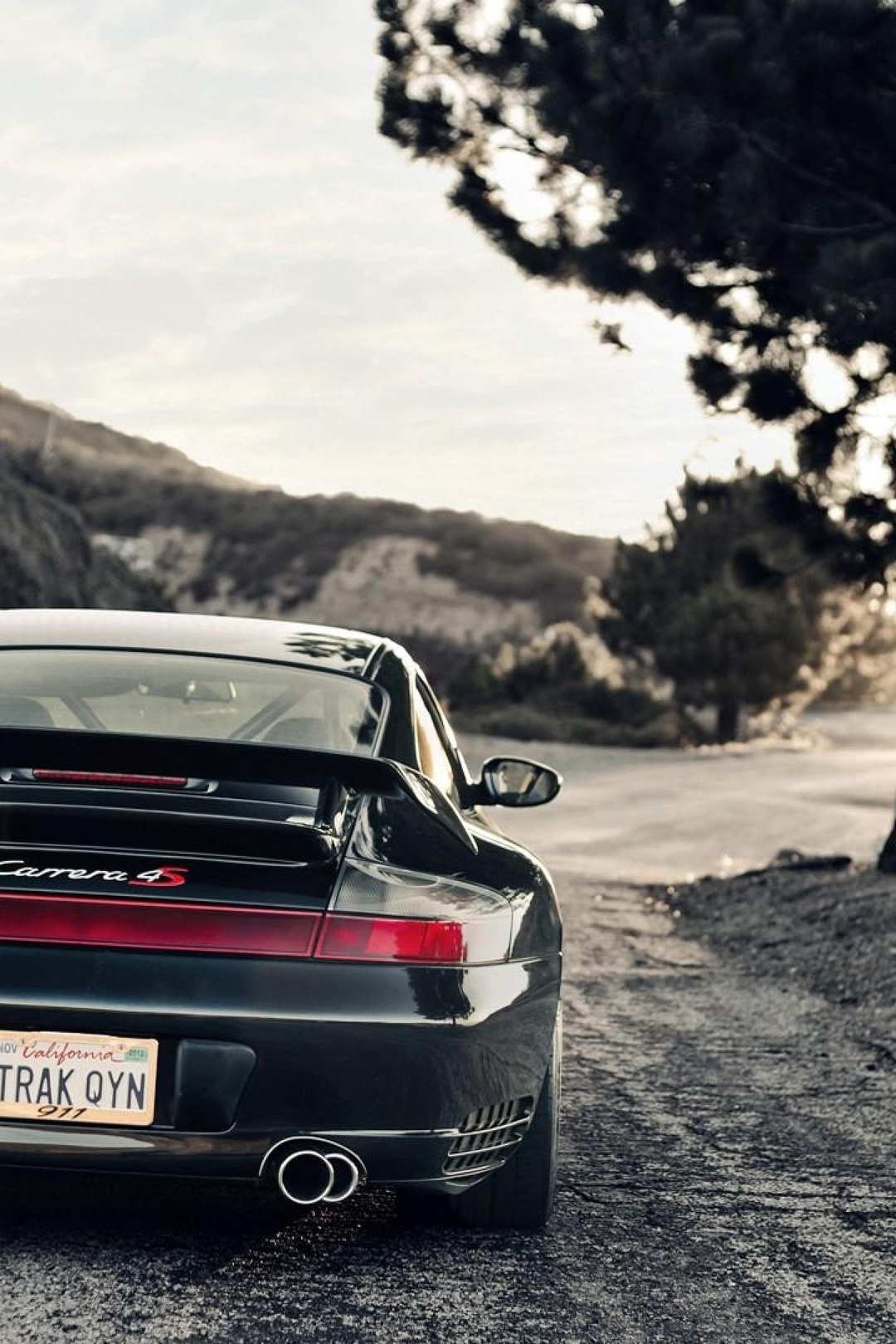 Картинка: Porsche, Сarrera, дорога, обочина, путь