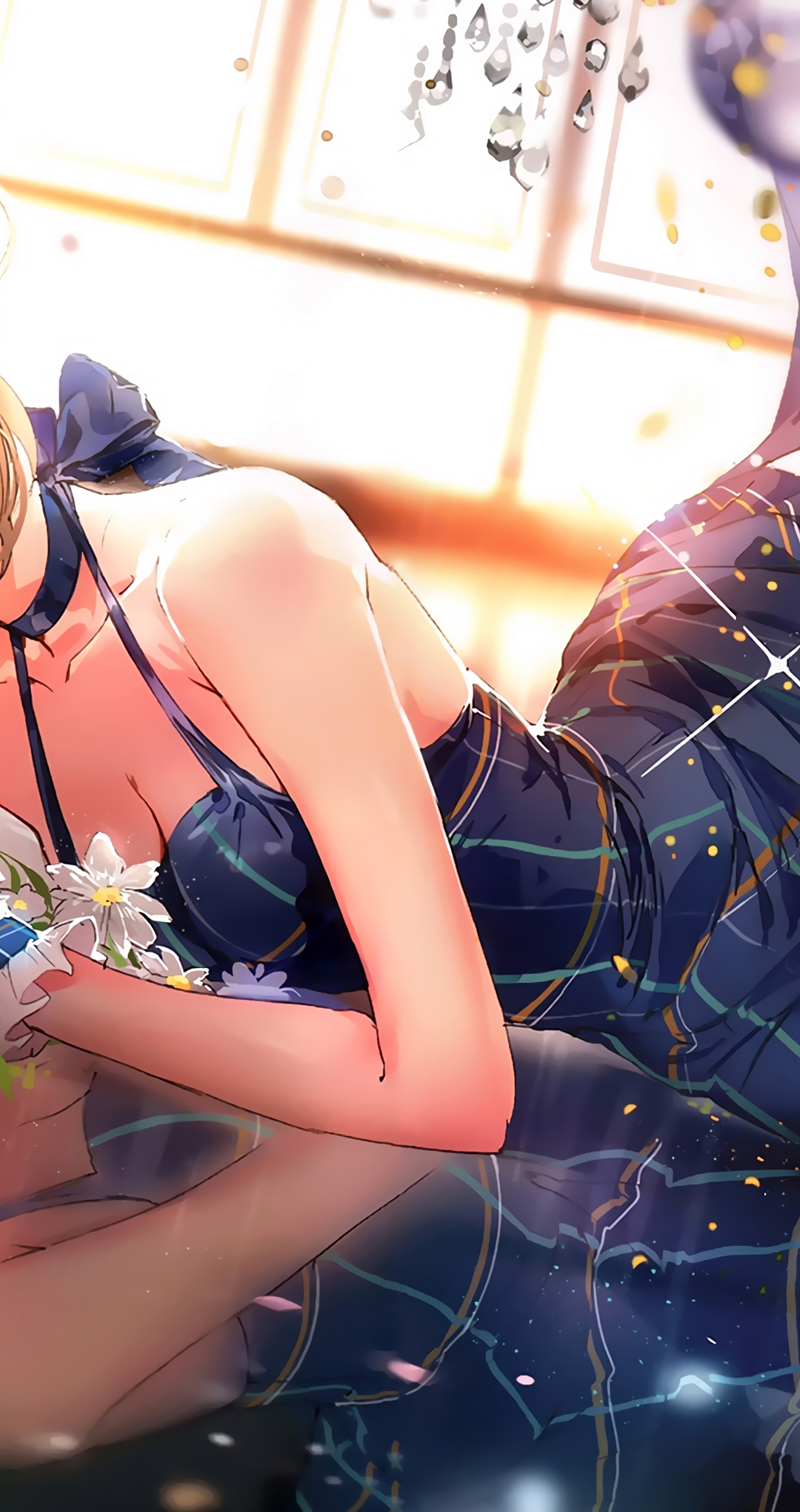Картинка: Золушка, девушка, цветы, аниме, мультик, Kaede, Takagaki