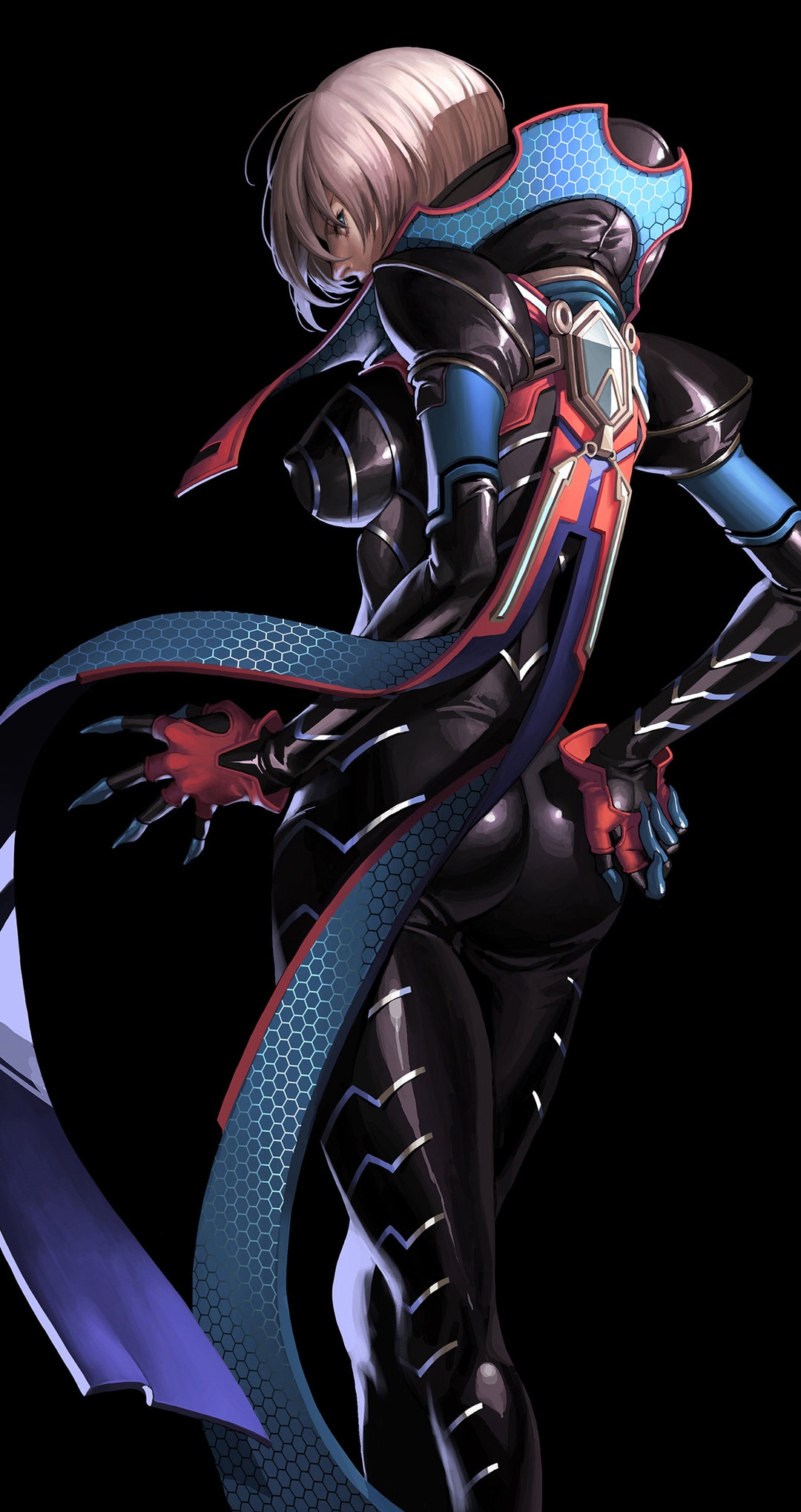 Image: Scarlets blade, osuk2, girl, look, background, art, costume