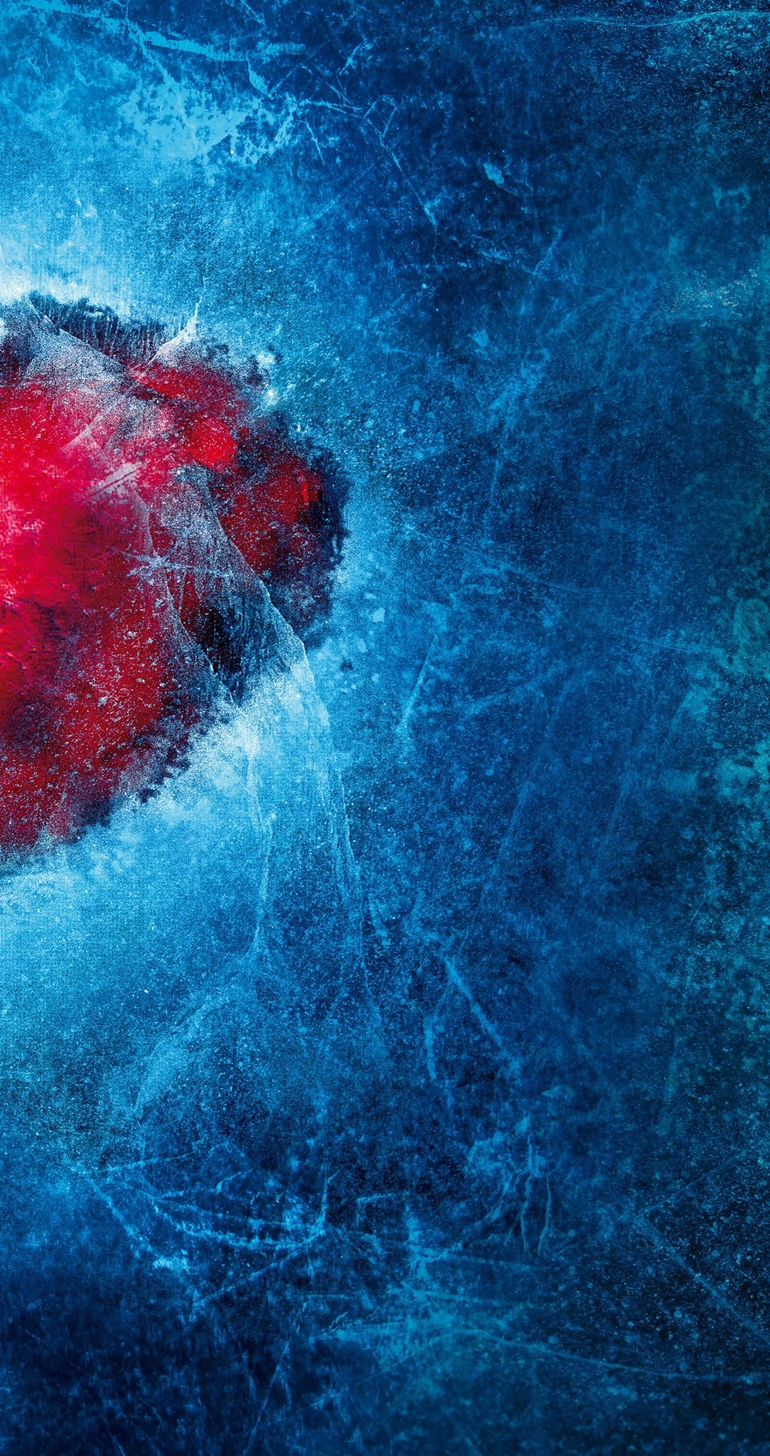 Картинка: Лёд, сердце, замороженное, текстура