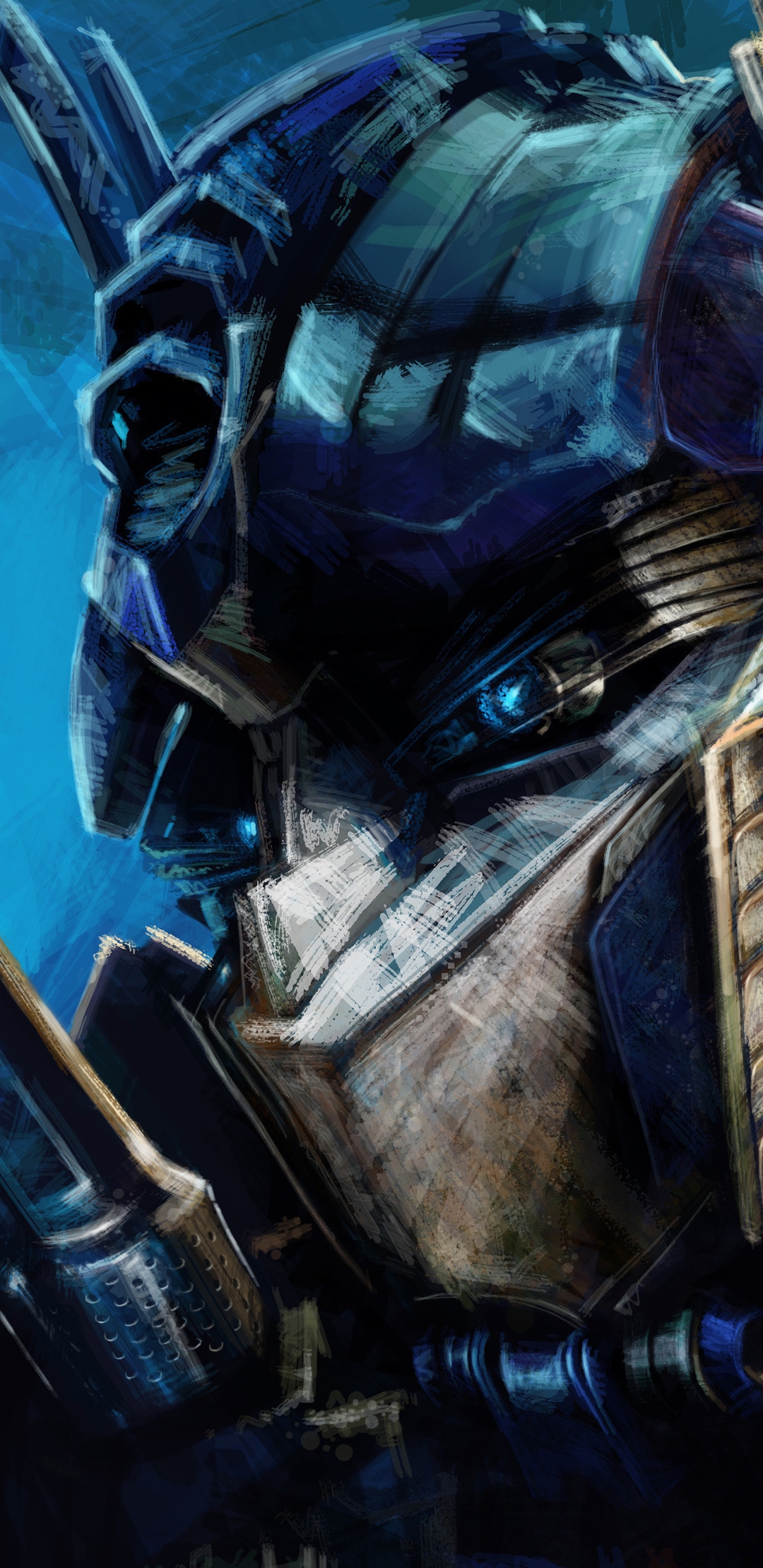 Image: Optimus Prime, Transformers, art, head, robot, leader, autobots