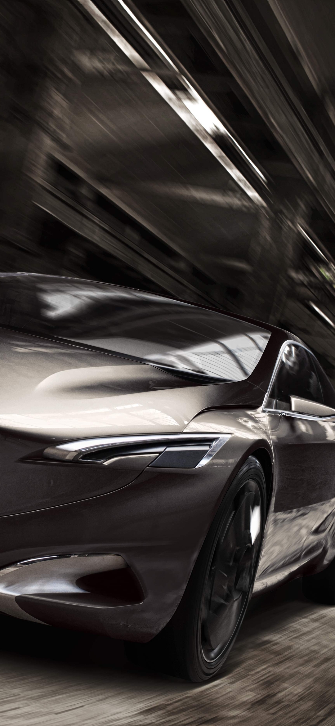 Image: Car, Peugeot, HX1, lights, wheels, motion