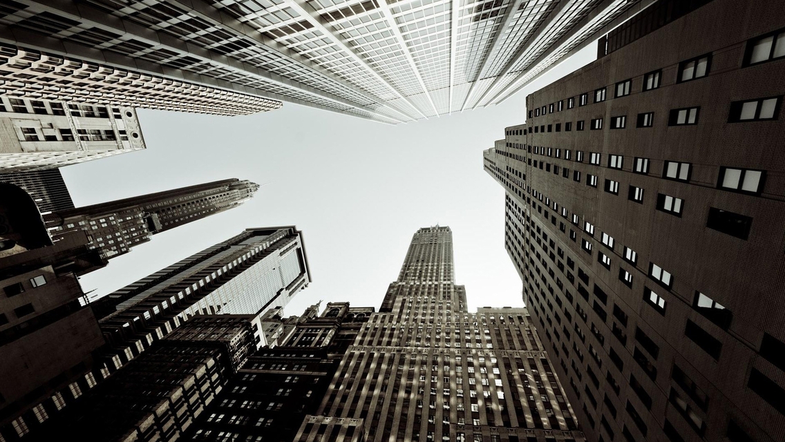 Image: Skyscrapers, city, New-York, buildings, sky