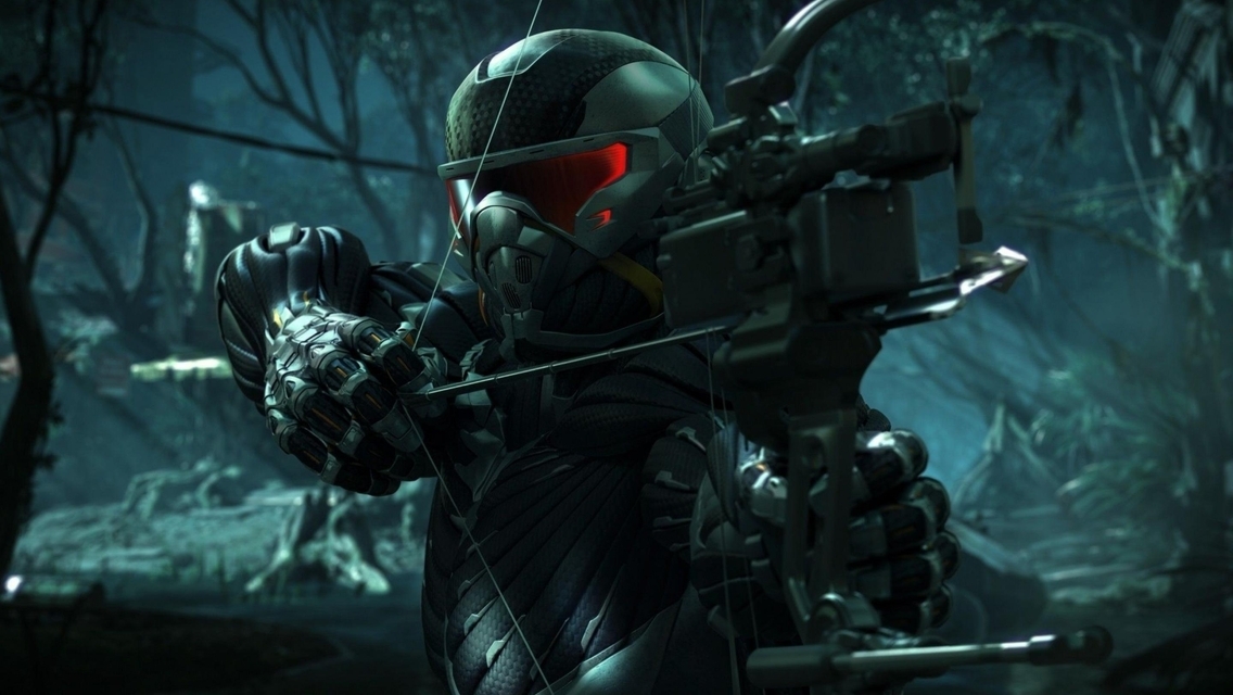 Image: Crysis 3, costume, bow, arrows, sight