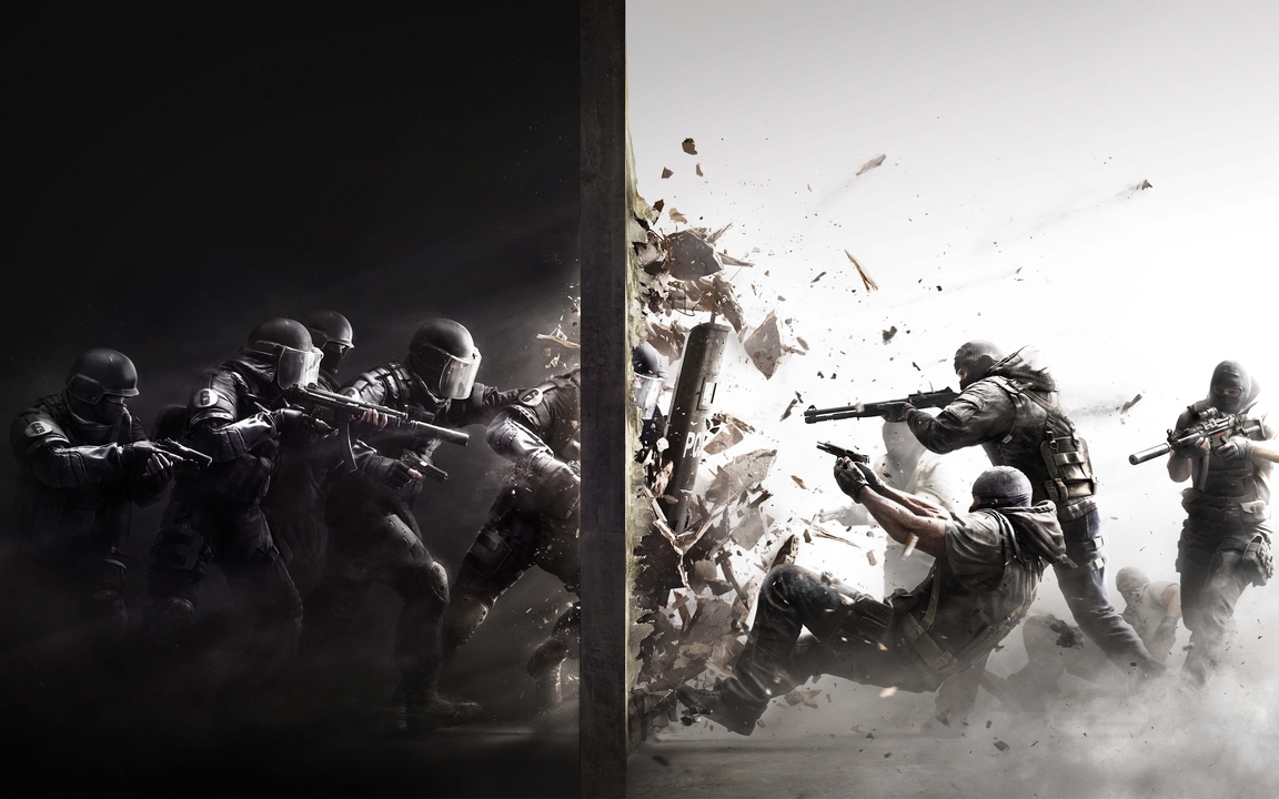Image: Tom Clancys, Rainbow Six, Siege, special forces, group, confrontation, weapons, police
