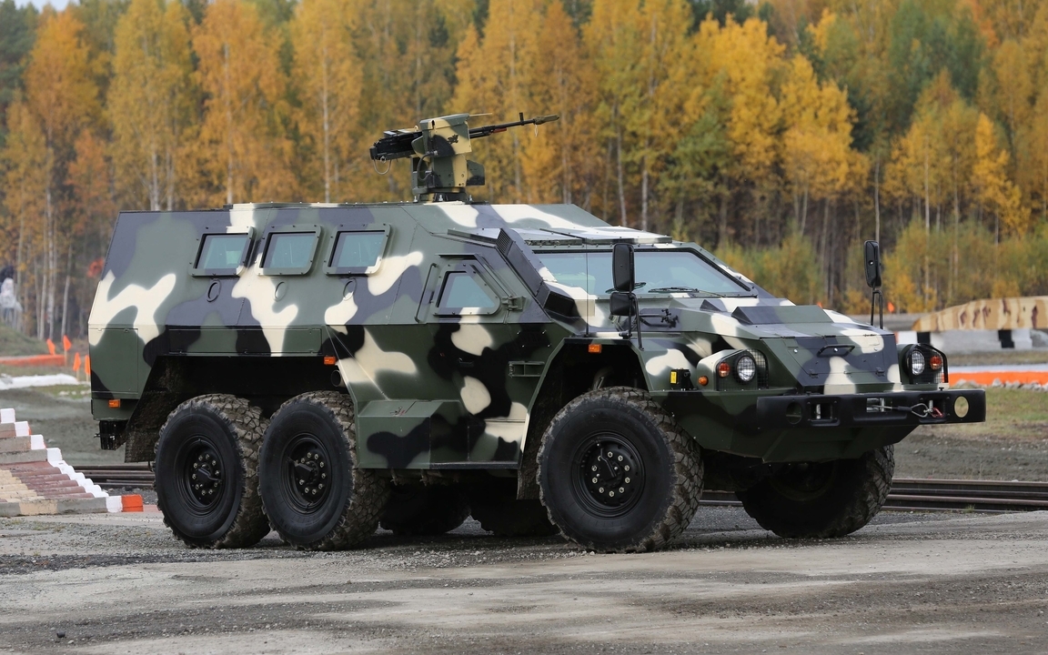 Картинка: Бронеавтомобиль Булат, СБА-60-К2 (6x6), Kамаз, броня, боевой модуль МБ2