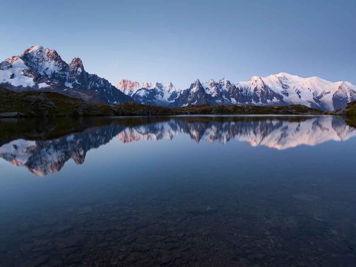 Картинка: природа, горы, озеро, отражение