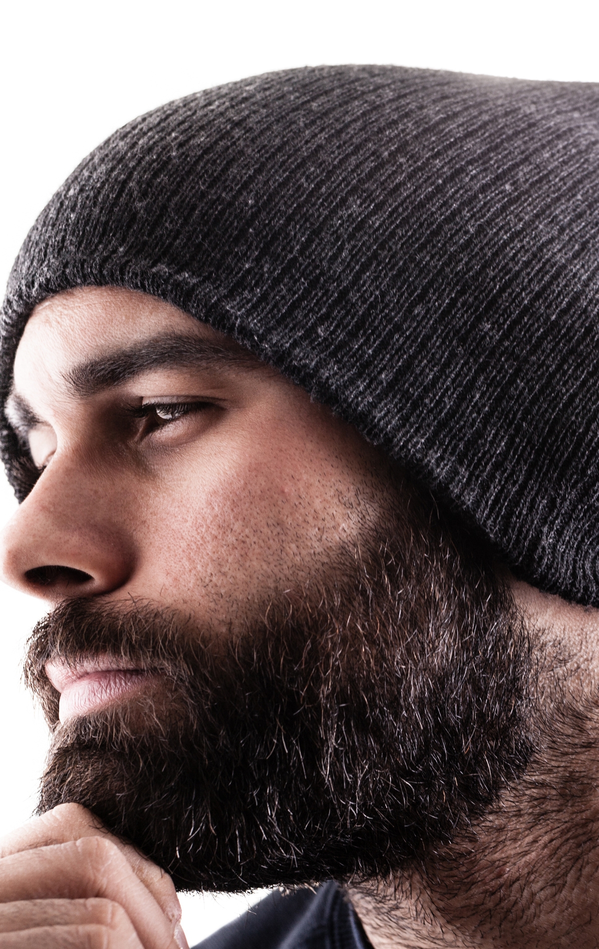 Image: Man, face, beard, hat, white background
