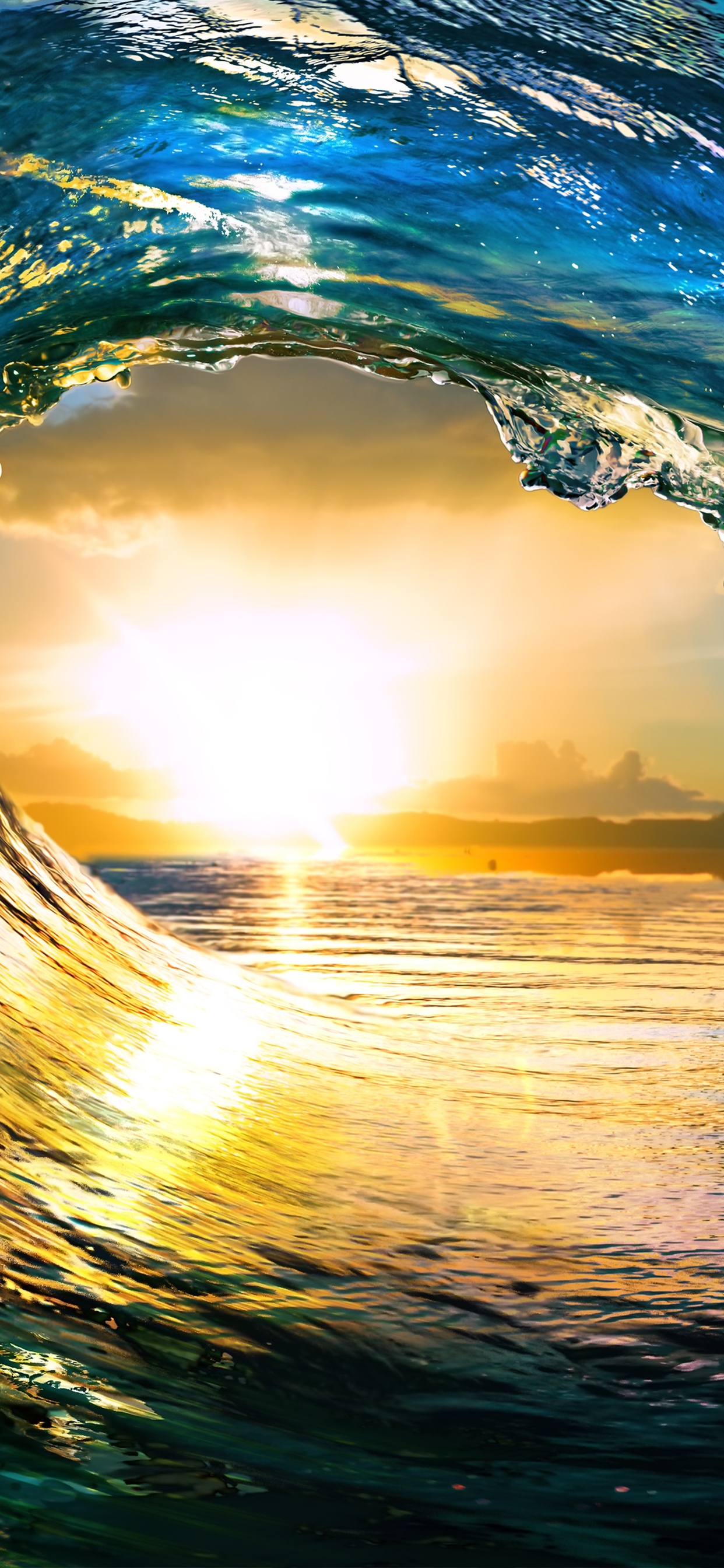Image: Wave, water, sea, sun