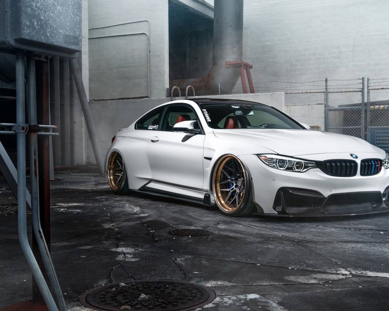 Image: BMW, M4, ADV1, tuning, white
