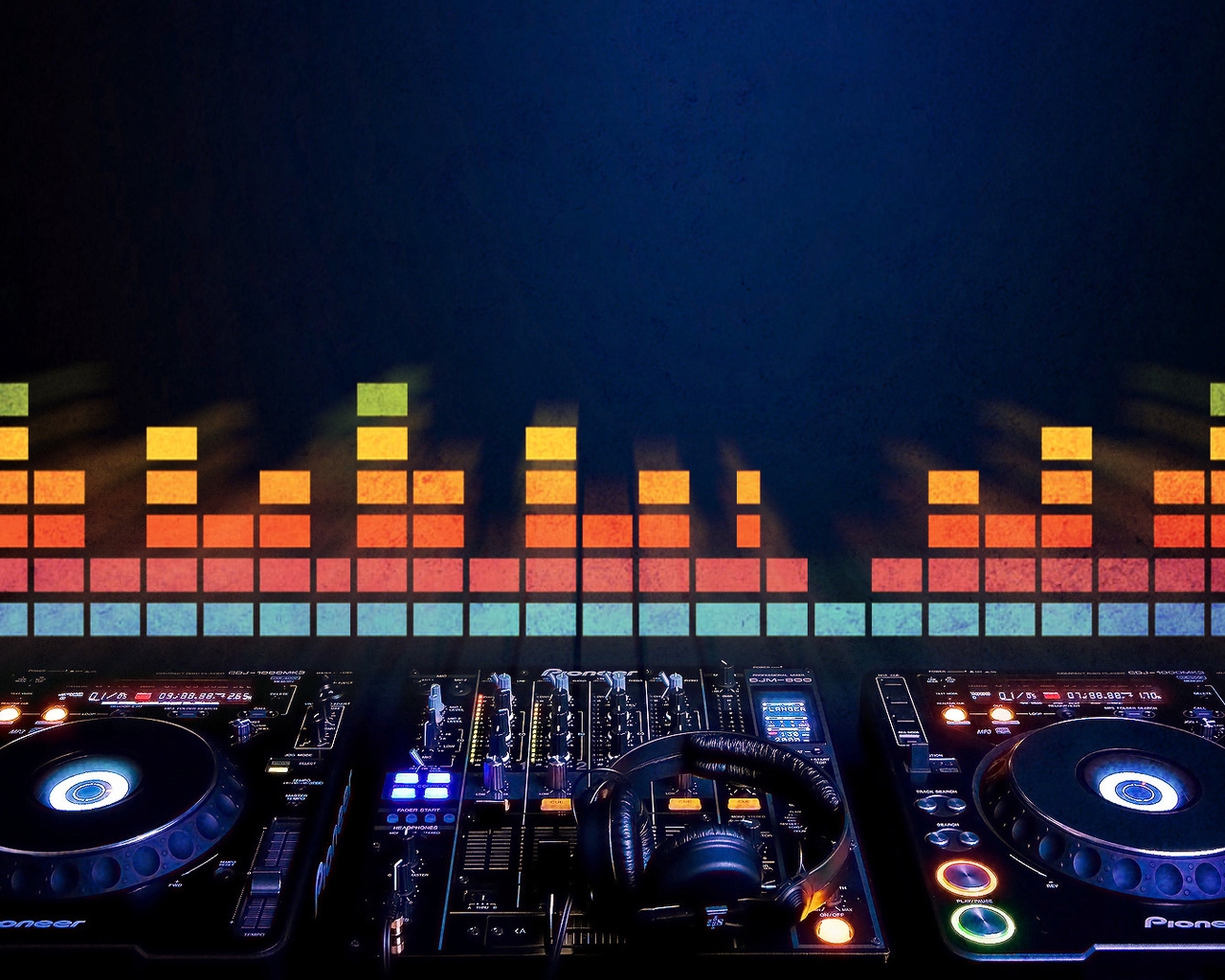 Image: DJ mixer, music, installation, electro
