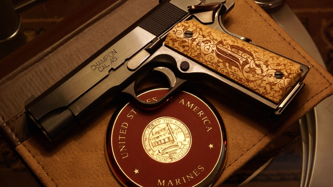 Image: Springfield Champion, 45 CAL, pistol springfield, lever