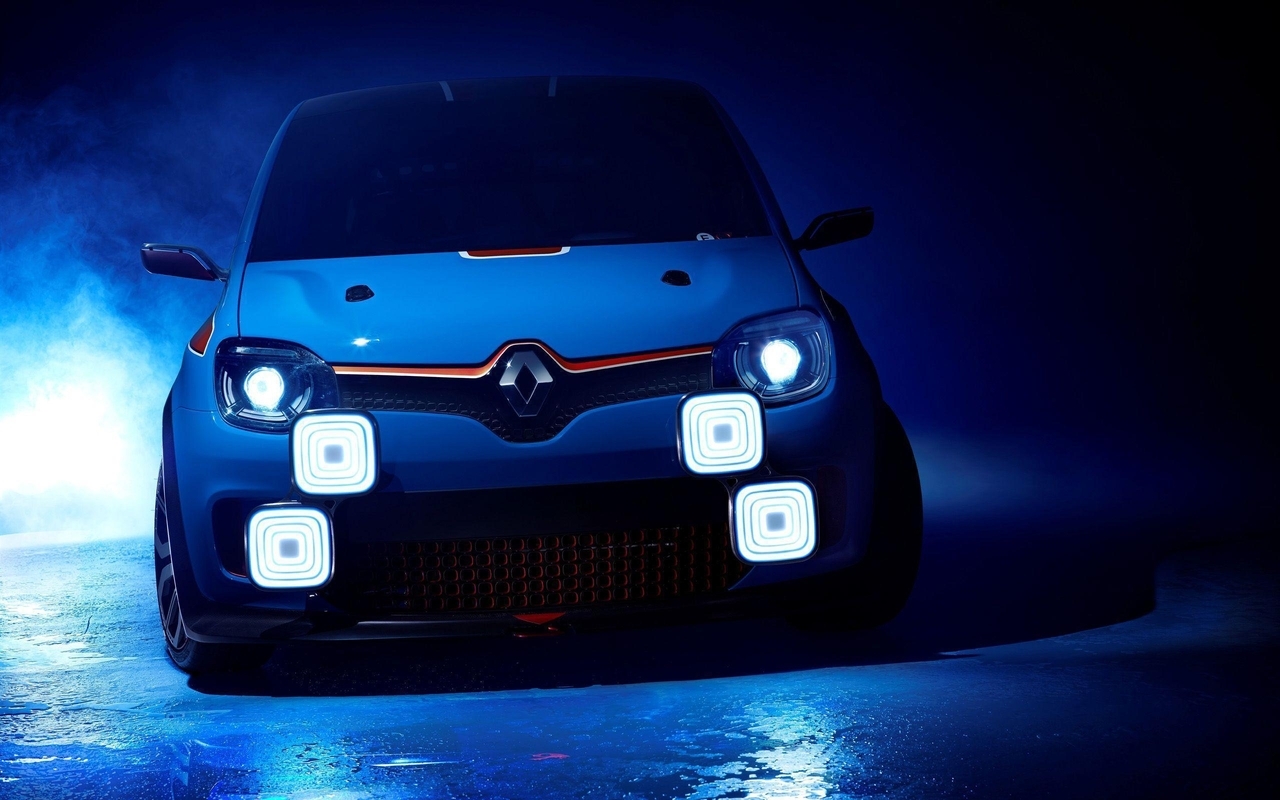 Image: Renault, lamps, tuning, lights, car