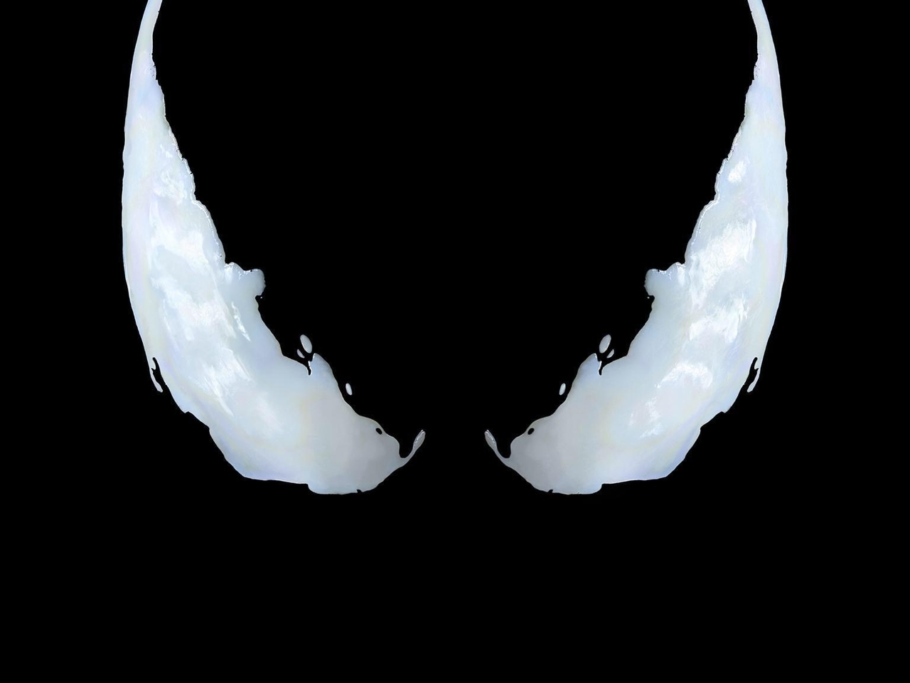 Image: Eyes, background, black, white, Venom, symbiote, Marvel, Sony