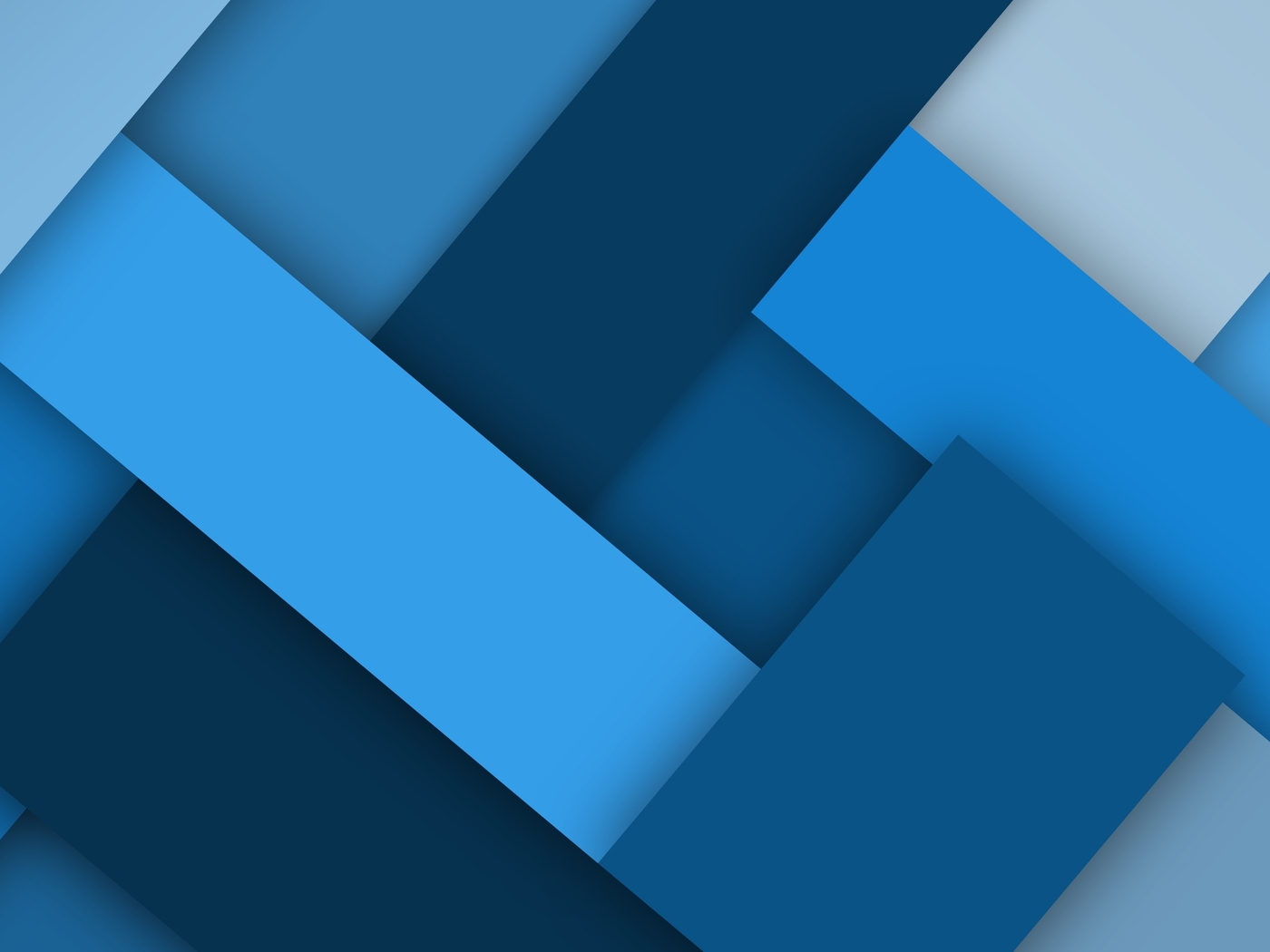 Image: Rectangles, blue, shades, layers