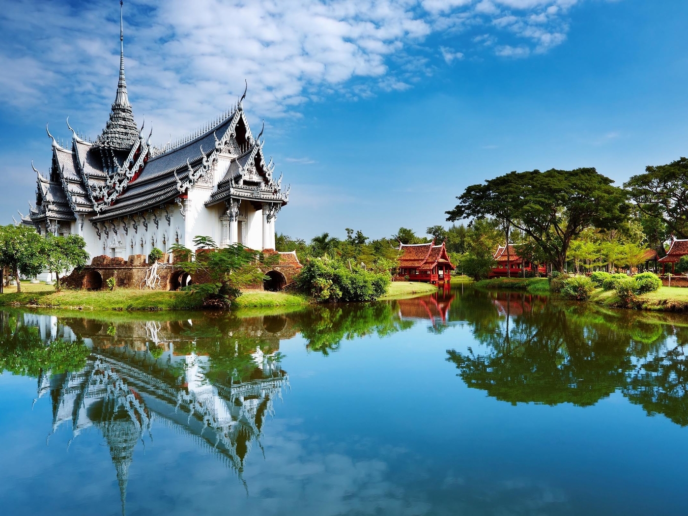 Картинка: дворец, Бангкок, старинная архитектура, исторический памятник