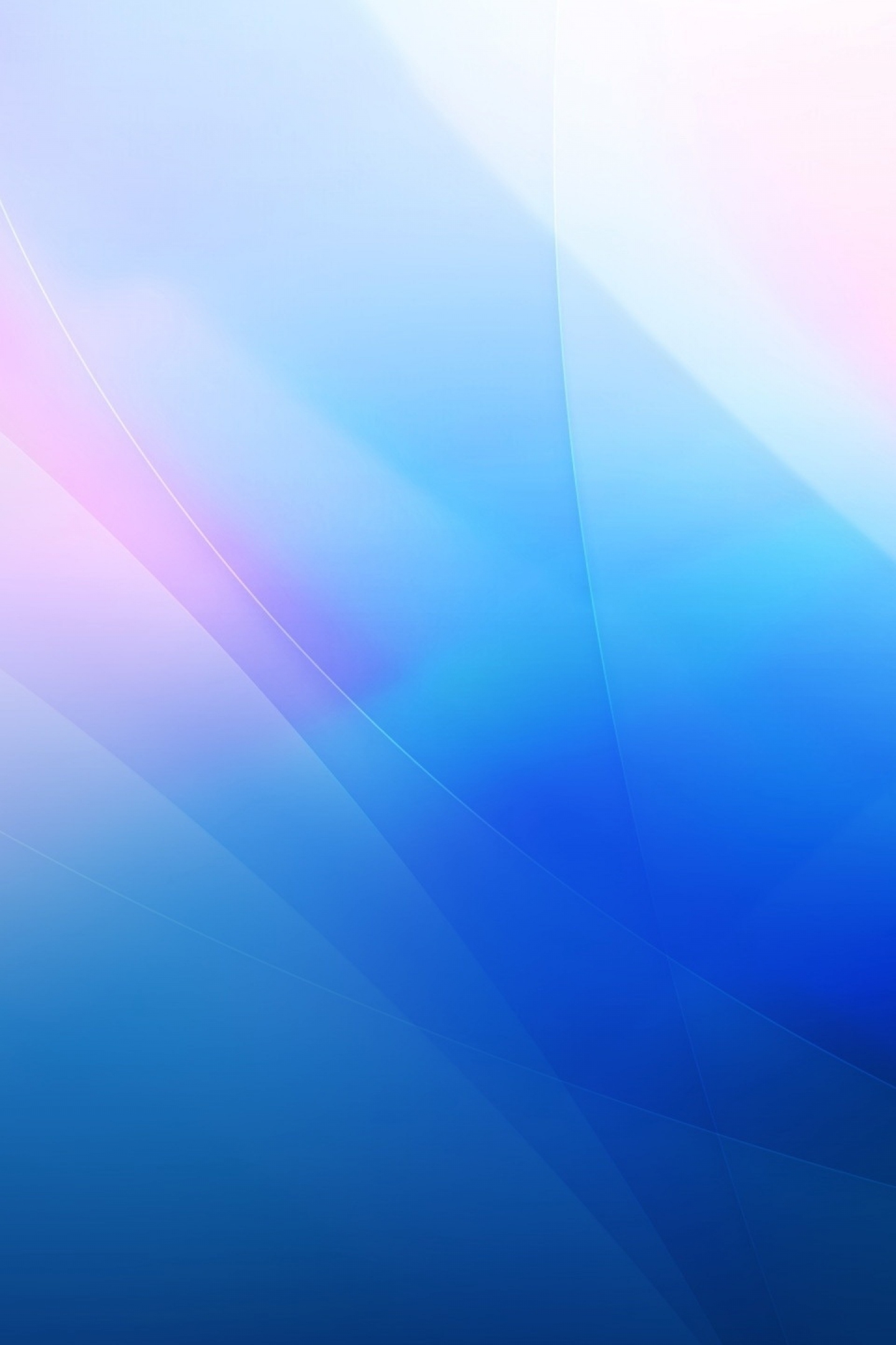 Image: Blue background, lines, curves, light