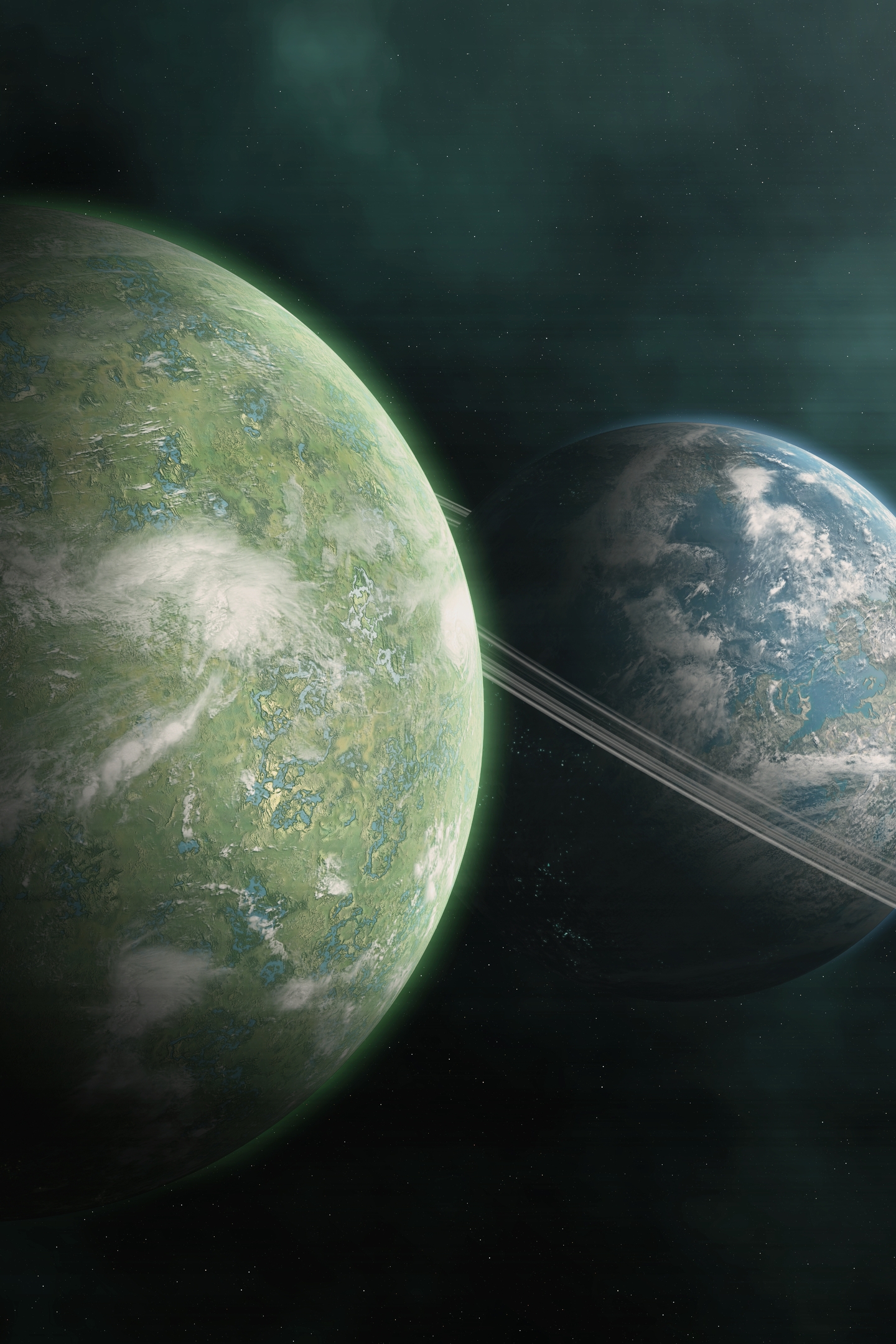 Image: The planet, Kepler 684-C, ring