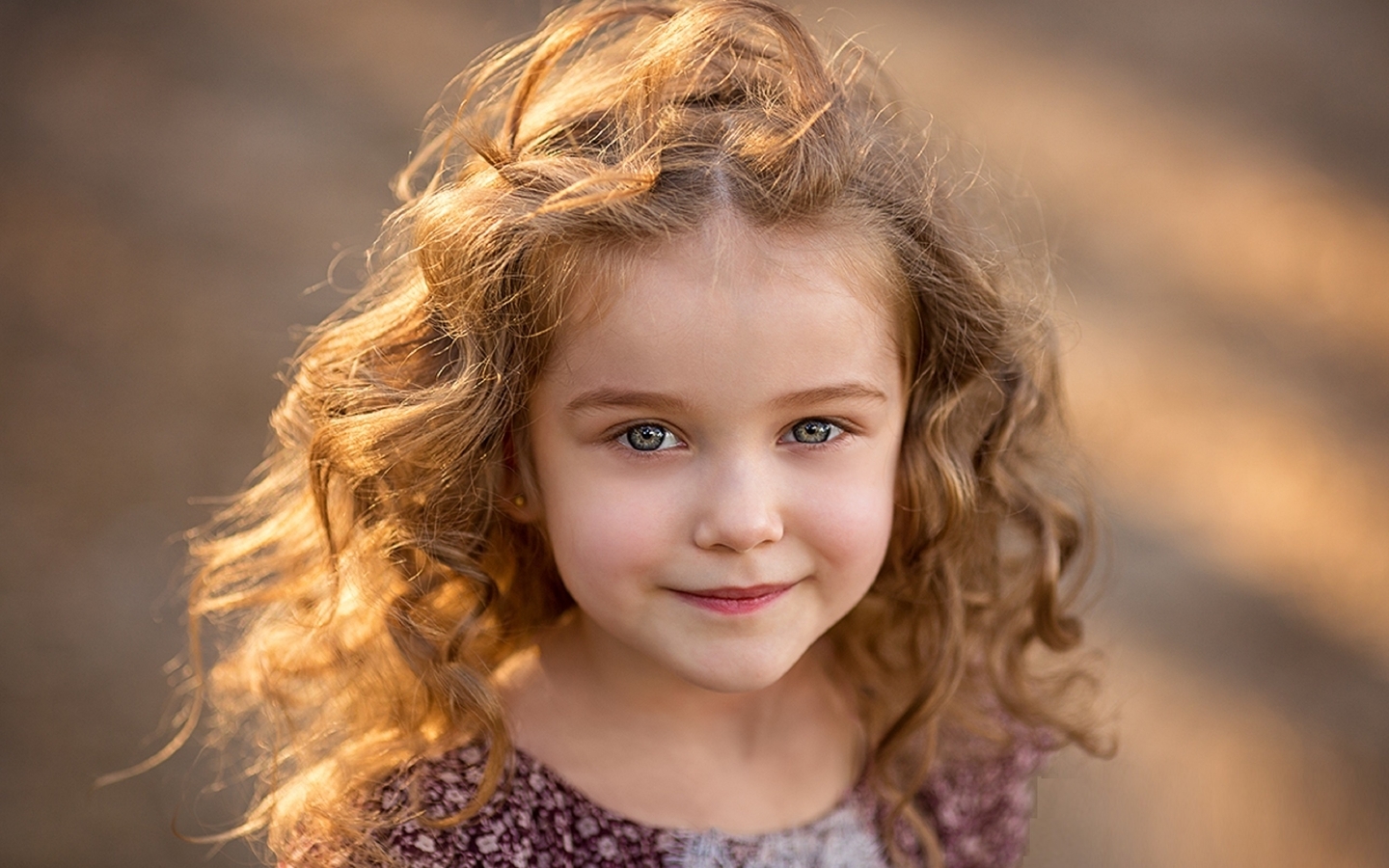 Image: Girl, curly, hair, eyes, smile, Catherine Stern, photographer