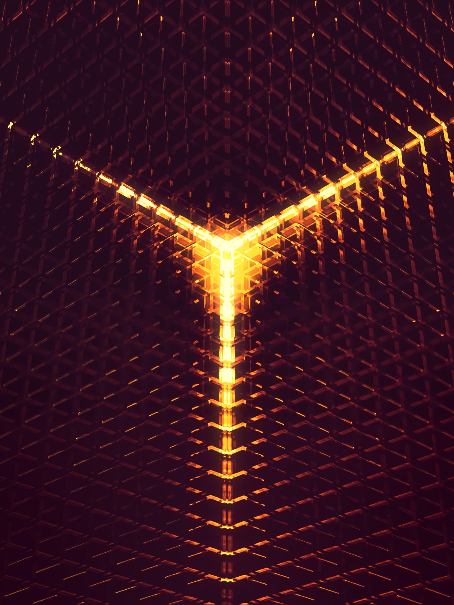 Image: Angle, lattice, light, ray