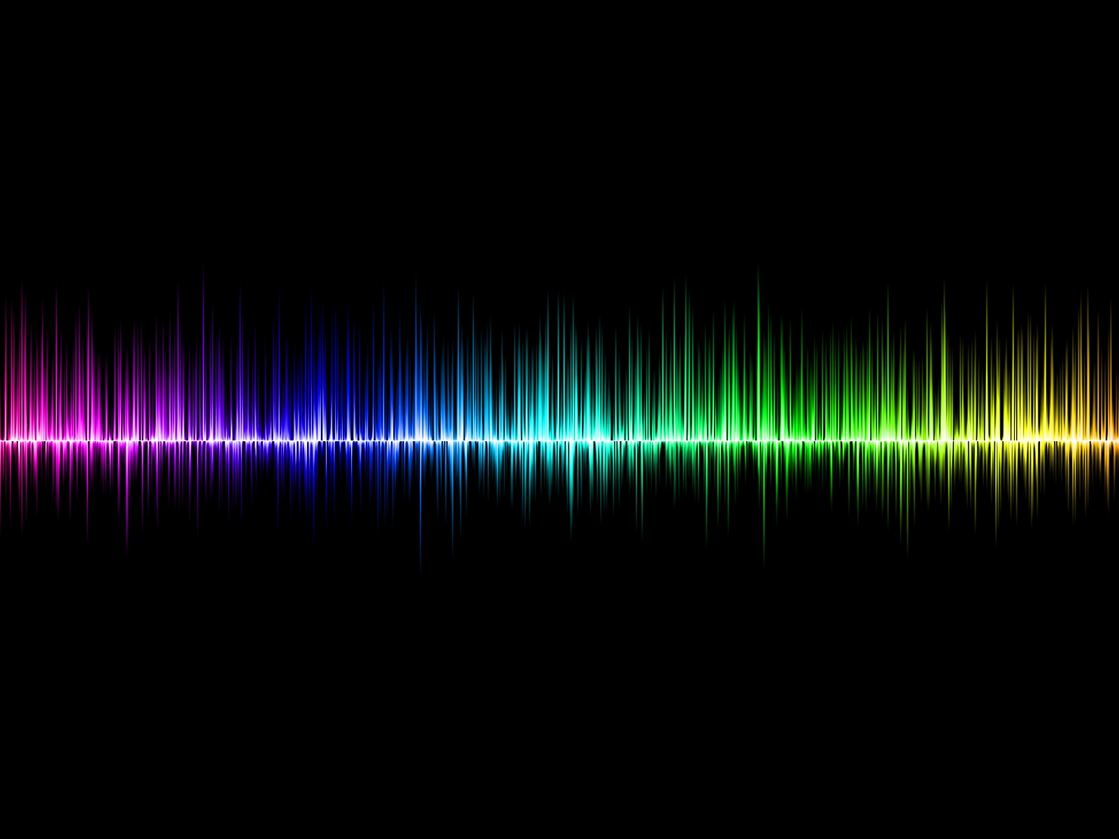 Image: Line, spectrum, color, black background