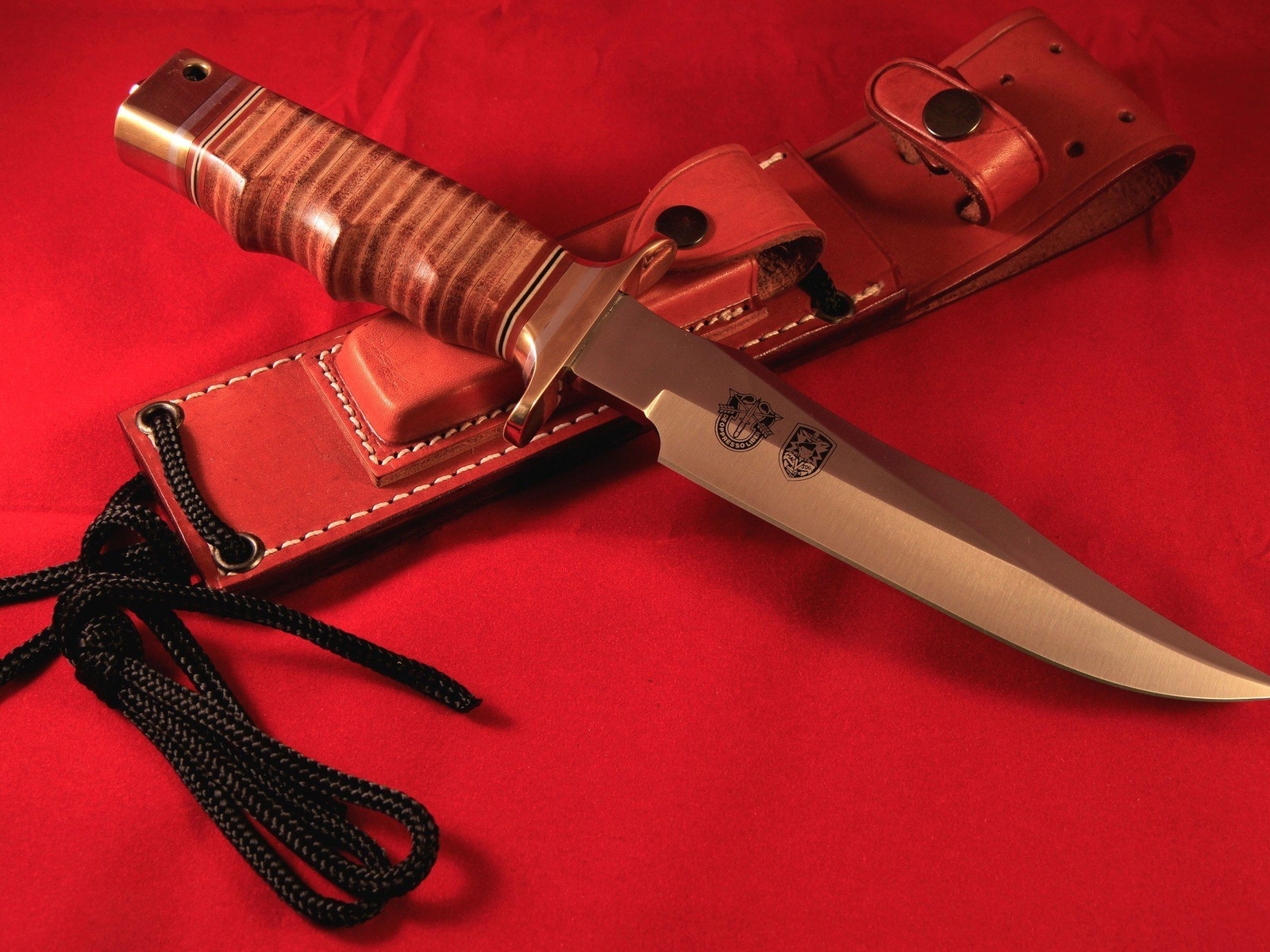 Image: Knife, blade, handle, sheath