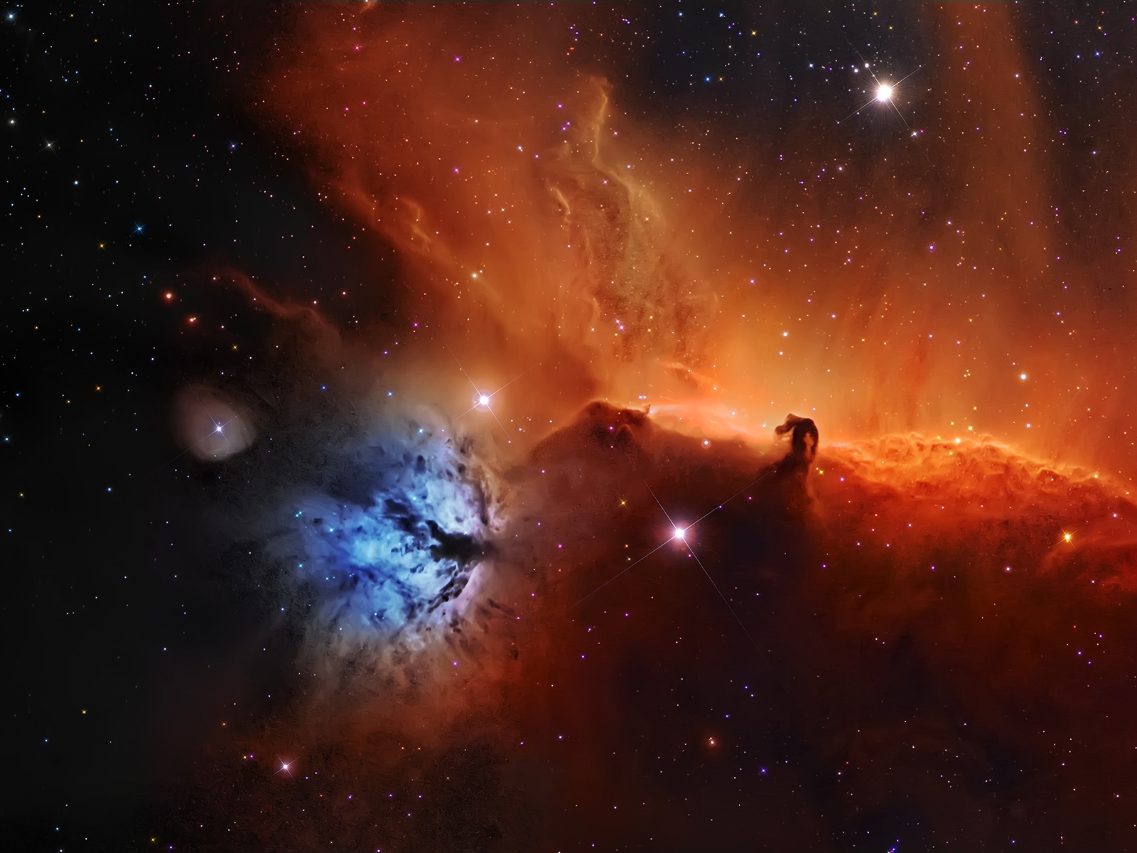 Image: Nebula, Horse head, gas, stars