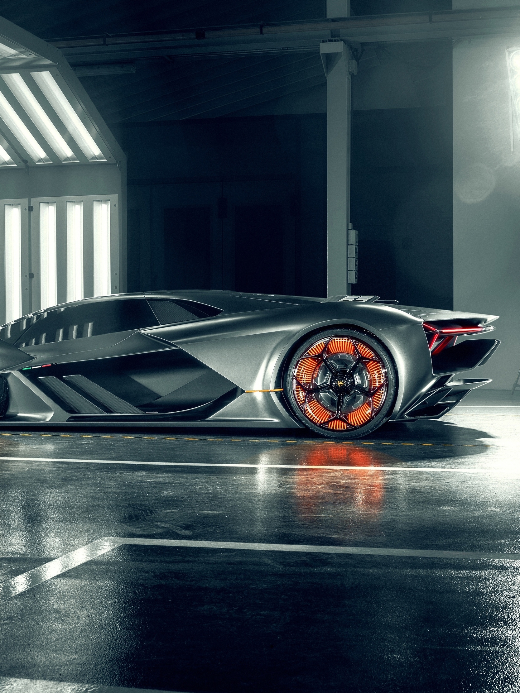 Image: Lamborghini, Terzo, racing, sports car, Italy, light