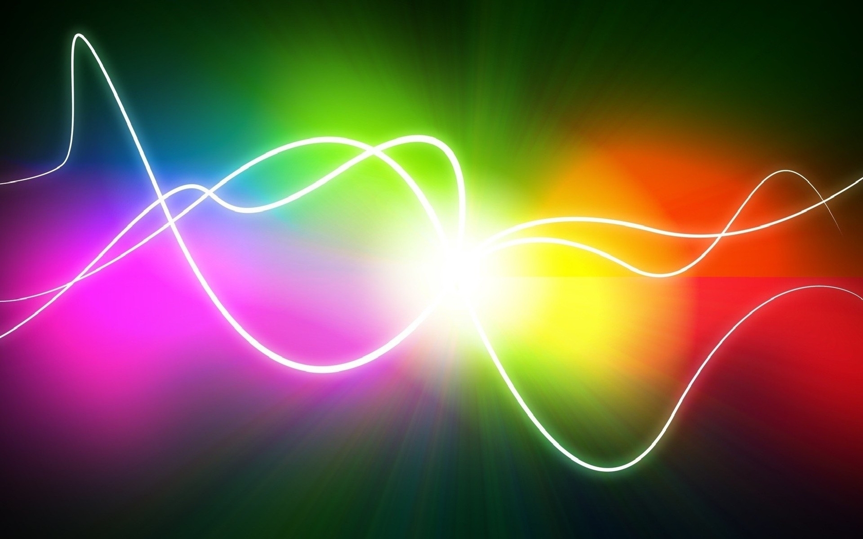 Image: Rays, waves, light, color, spectrum
