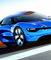 Image: Renault, Alpine, A110-50, Concept, blue, sports car
