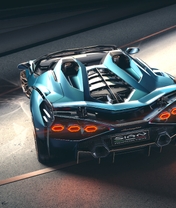Картинка: Lamborghini, Sian, FKP 37, суперспорткар, гибрид, дорога