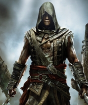 Картинка: Assassin’s Creed, Крик свободы, Адевале, персонаж, мужчина, цепи, брёвна